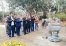 Các đồng chí lãnh đạo huyện, Lãnh đạo xã Thuận Minh dâng hương, dâng hoa Kinh đô Vạn Lại; Đền Phủ Día