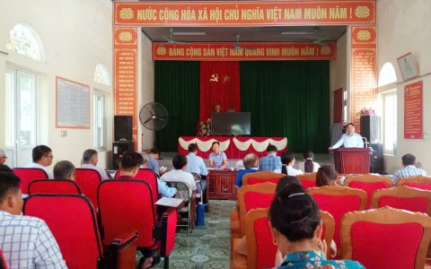 UBND XÃ THUẬN MINH  Họp triển khai kế hoạch 